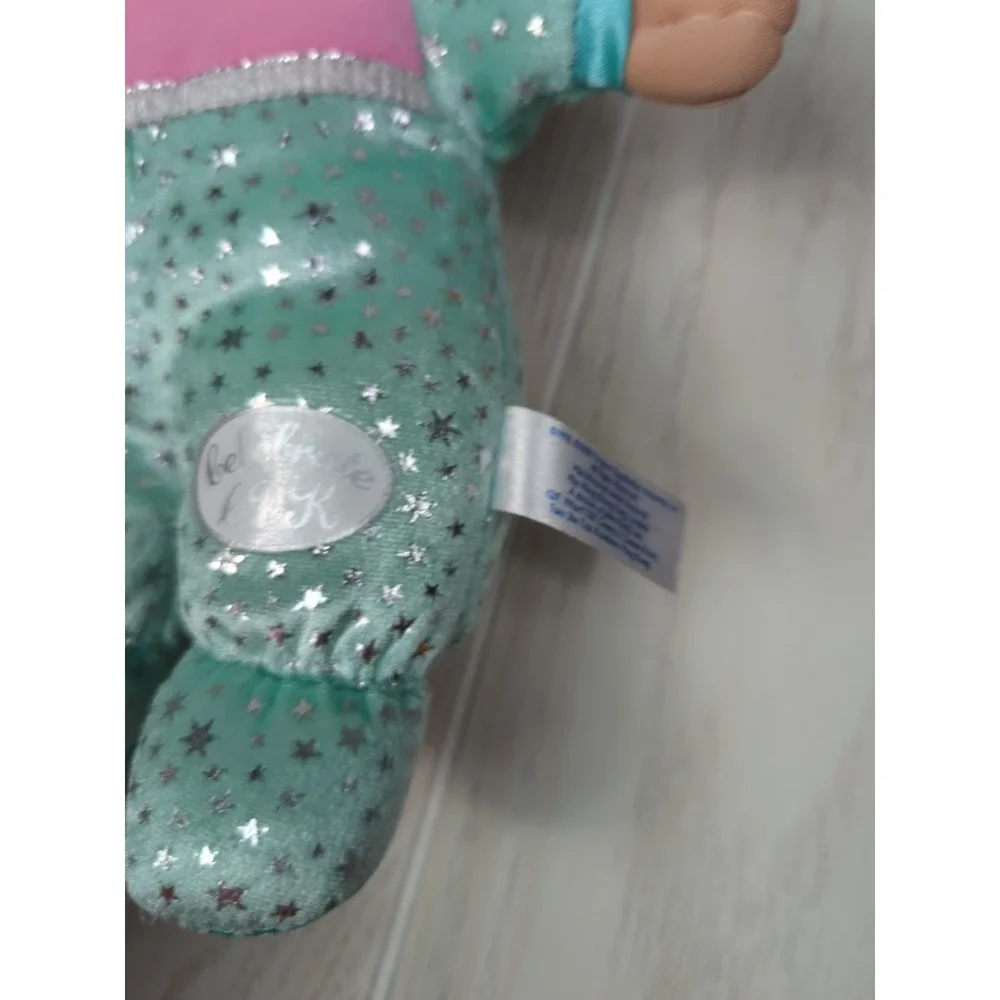 Celebrate CPK Cabbage Patch Kids Baby doll Soft Plush vinyl pink green stars
